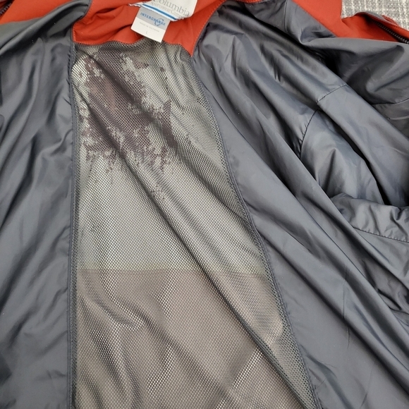 Columbia Interchange Jacket Wind Resistant Shell (No liner) Red/Dark Red Men's L - Picture 12 of 16
